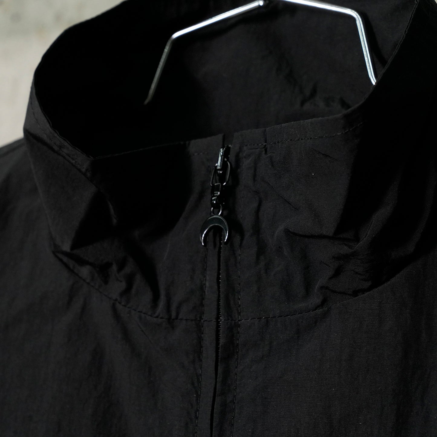 RECYCLED NYLON TRACK JACKET / BK99:BLACK