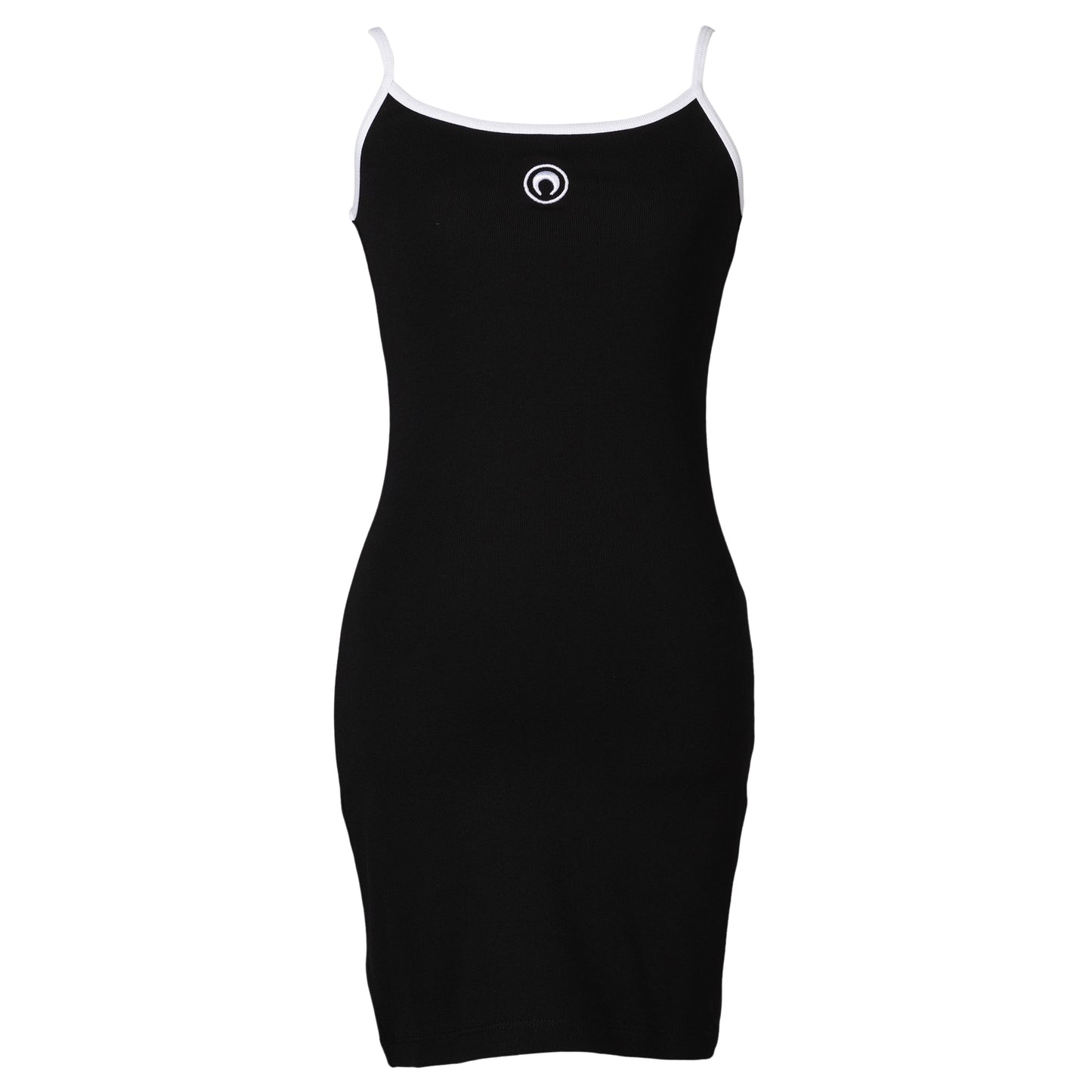 MOON LOGO JERSEY STRAP DRESS / BK99:BLACK