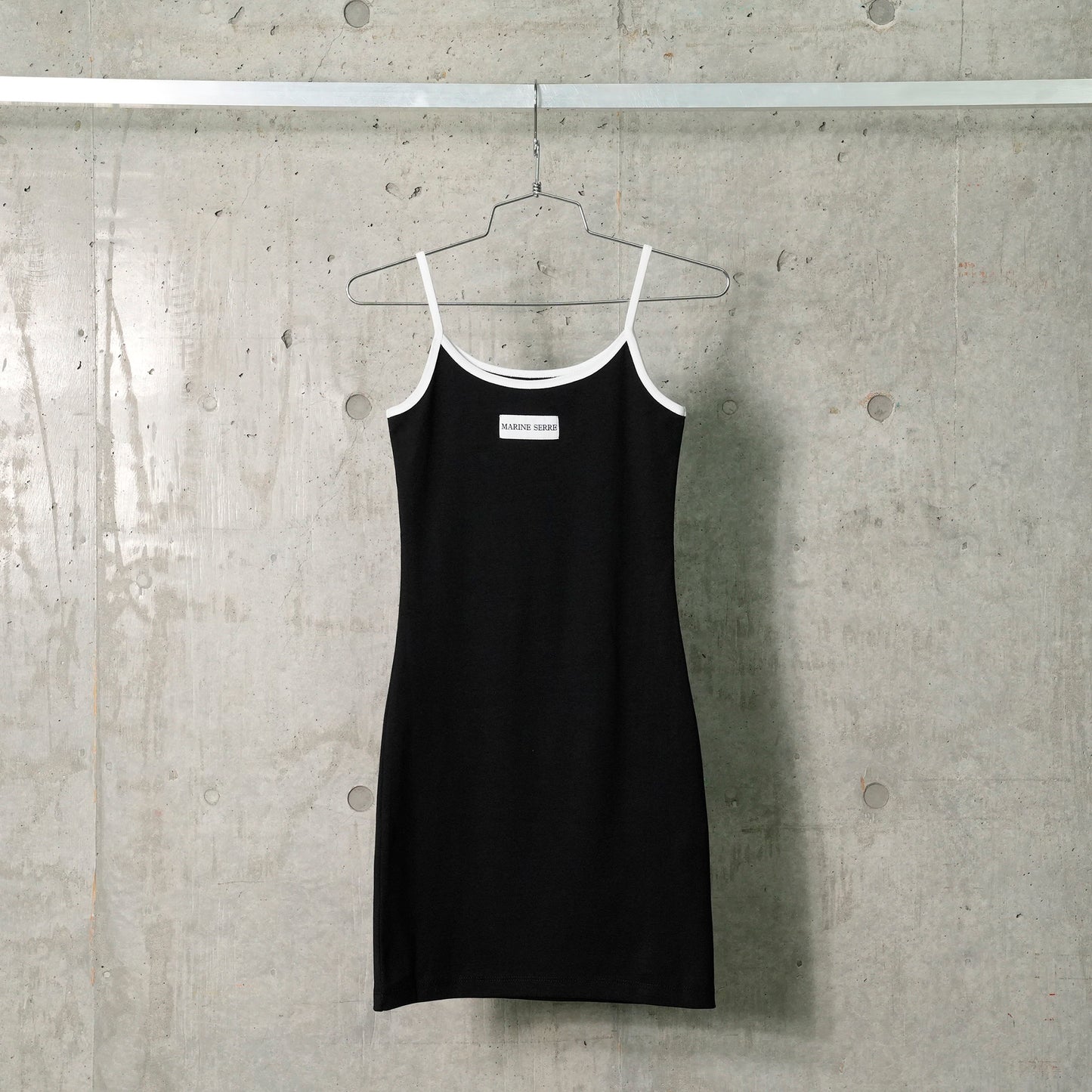 MOON LOGO JERSEY STRAP DRESS / BK99:BLACK