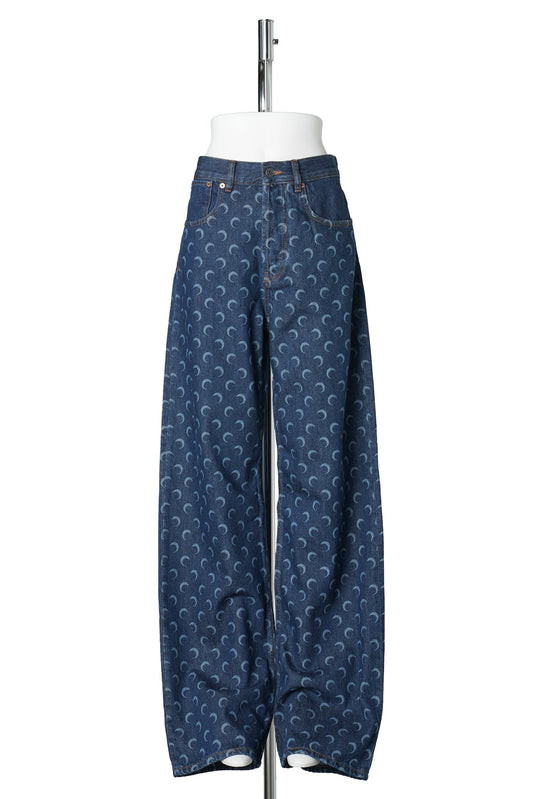 MIDNIGHT BLUE DENIM STRAIGHT JEANS / BL80:MIDNIGHT BLUE