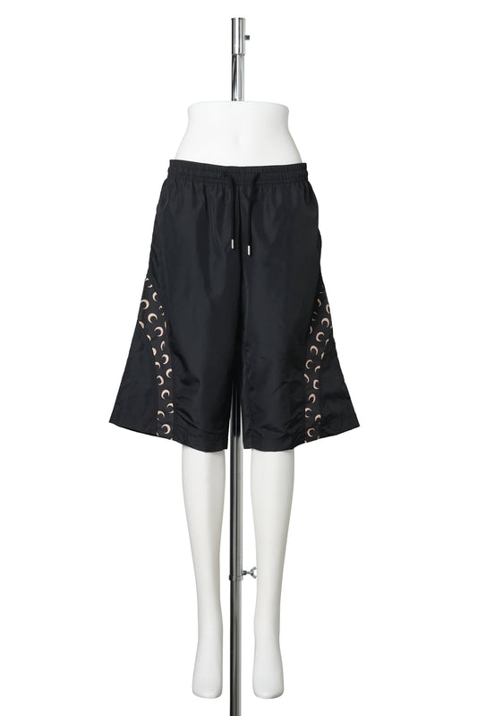 MOON PRINTED SWIMWEAR BOARDSHORTS / BK99：BLACK