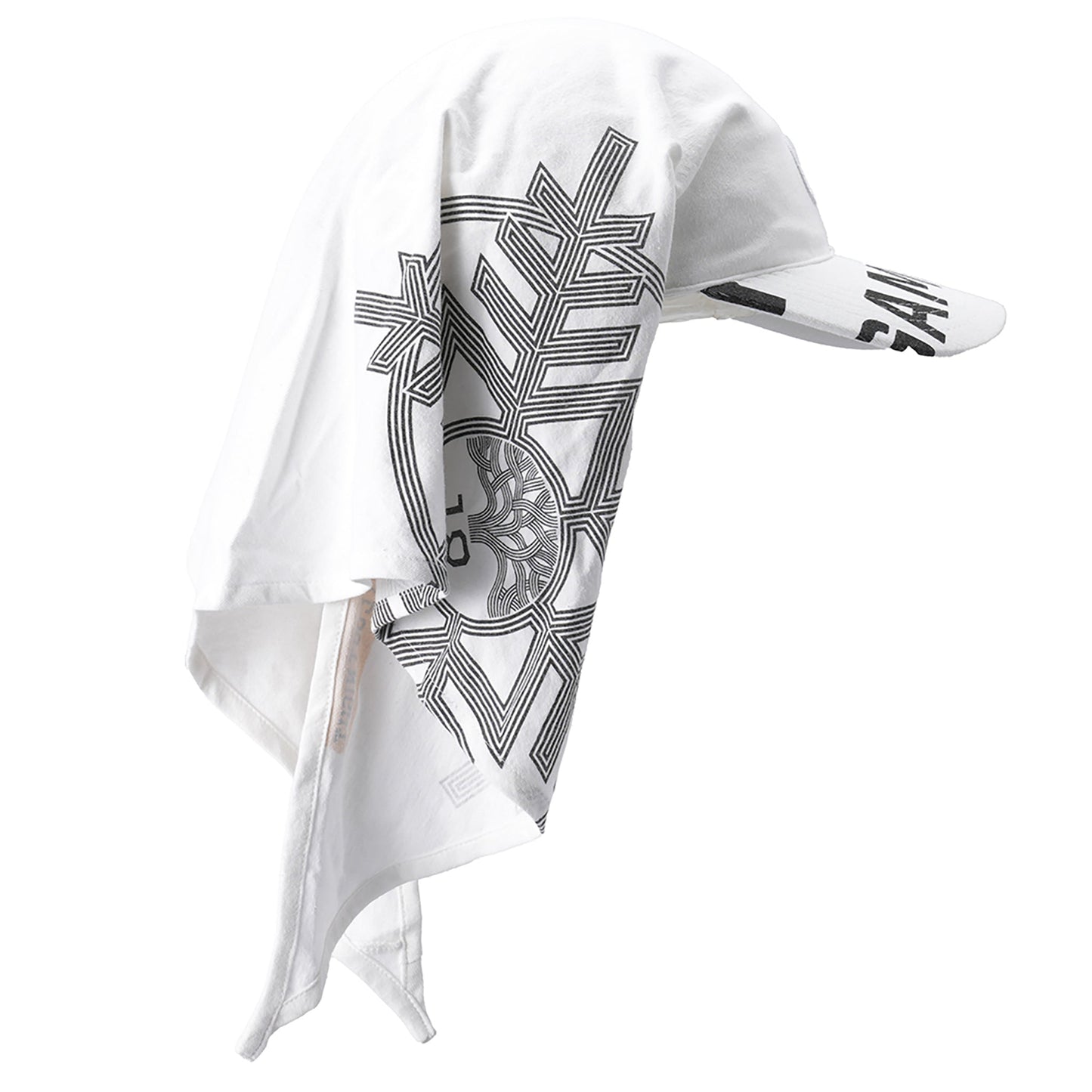 REGENERATED GRAPHIC T-SHIRTS VEILED CAP / WH10：WHITE
