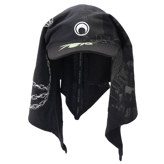 REGENERATED GRAPHIC T-SHIRTS VEILED CAP / BK99：BLACK