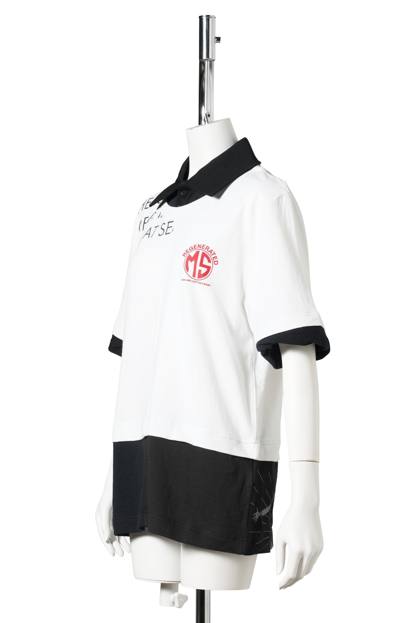 REGENERATED JERSEY SS POLO T-SHIRT / WH10:WHITE