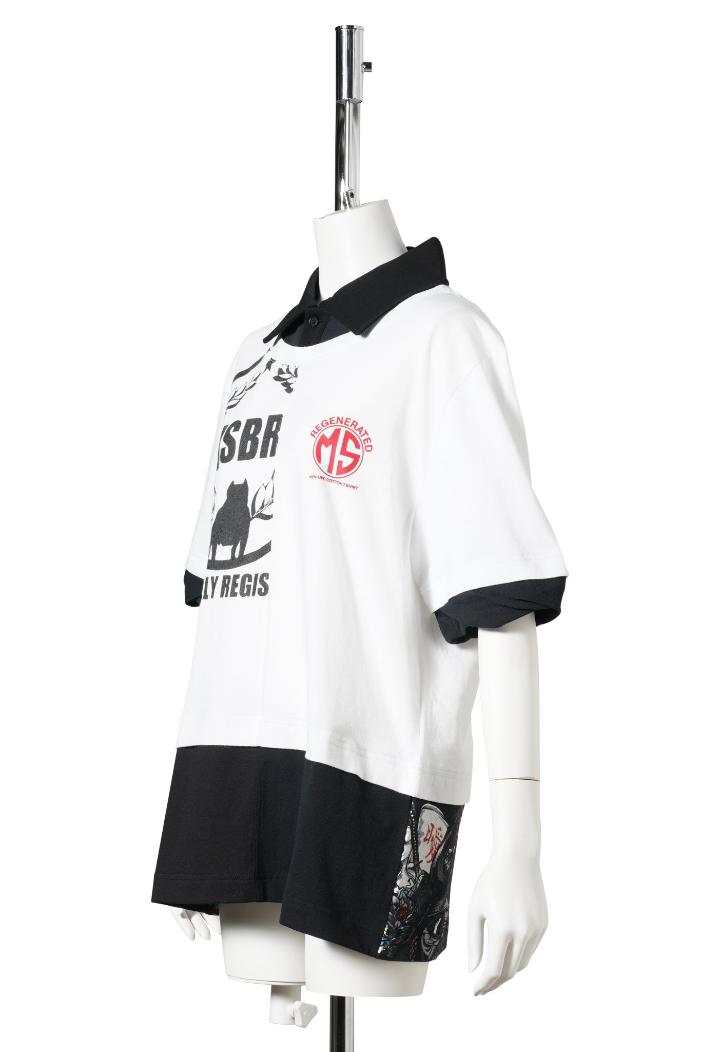REGENERATED JERSEY SS POLO T-SHIRT / WH10:WHITE