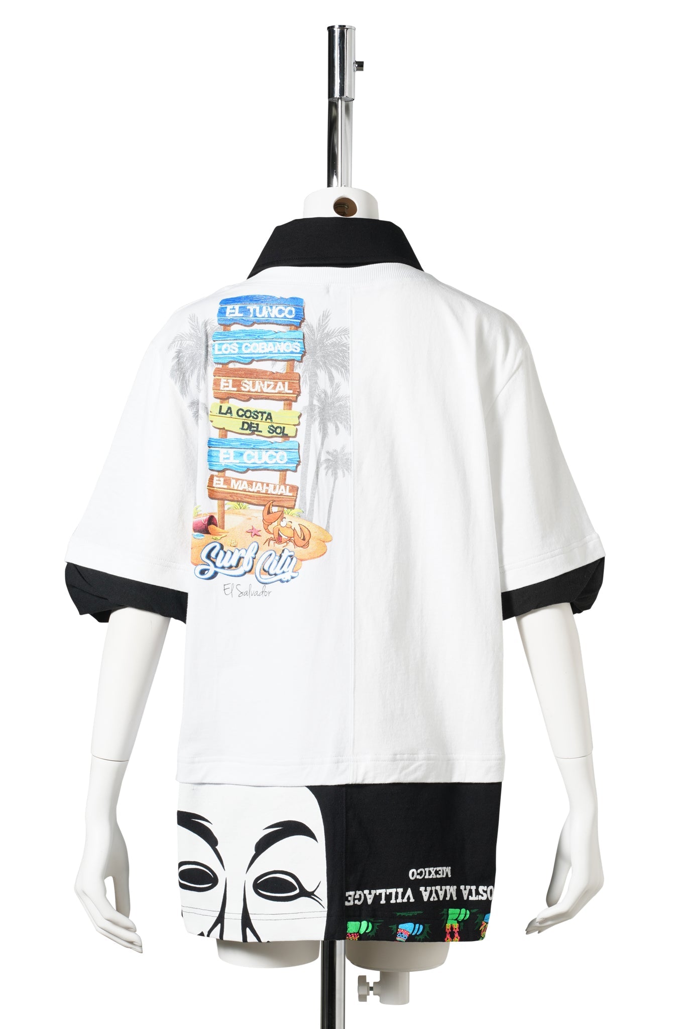 REGENERATED JERSEY SS POLO T-SHIRT / WH10:WHITE