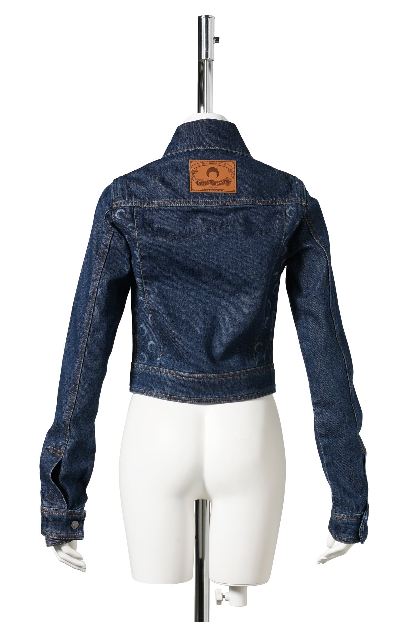 MIDNIGHT BLUE DENIM TRUCKER ZIPPEDJACKET / BL80:MIDNIGHT BLUE