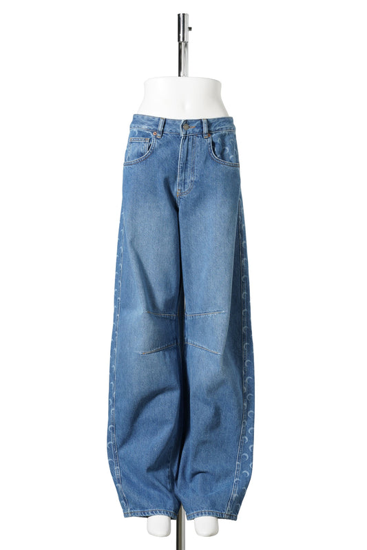 LIGHT BLUE DENIM BARREL JEANS / BL05:LIGHT BLUE
