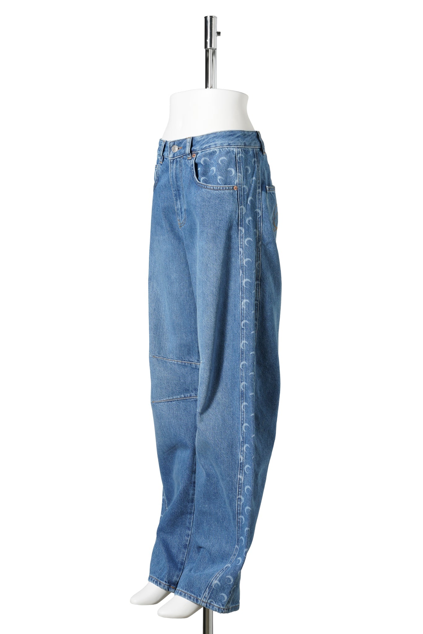 LIGHT BLUE DENIM BARREL JEANS / BL05:LIGHT BLUE