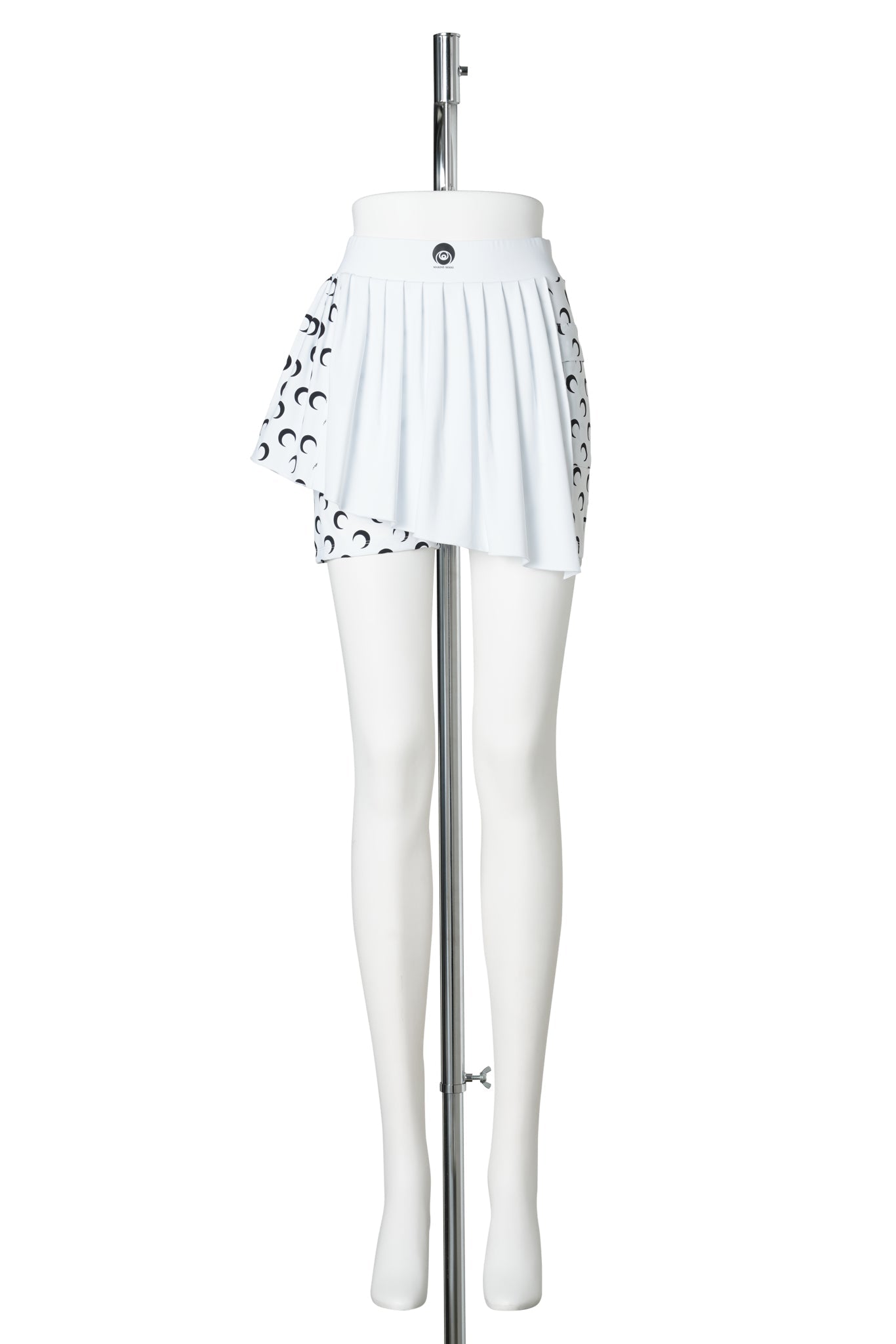 ATHLEISURE MINI SKORT WITH MOON INSERTS / WH00:OPTICAL WHITE