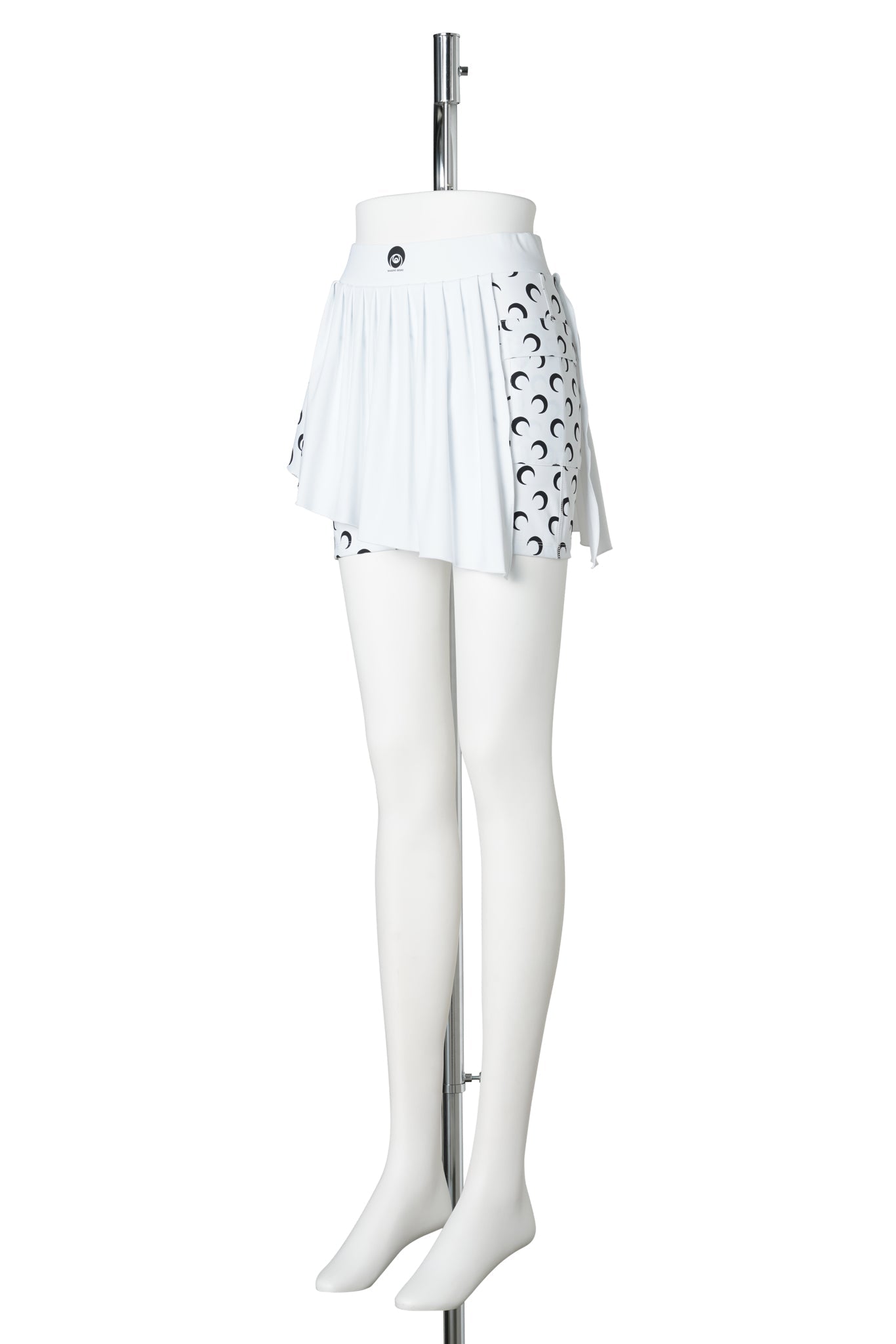 ATHLEISURE MINI SKORT WITH MOON INSERTS / WH00:OPTICAL WHITE