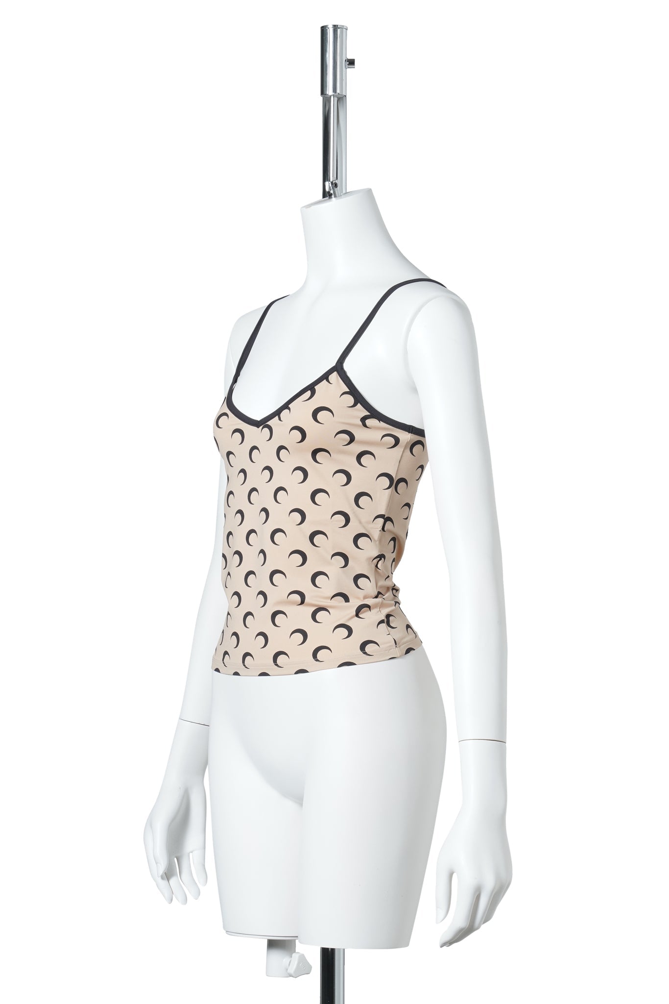 MOON PRINTED JERSEY STRAPS TOP / TA10:TAN