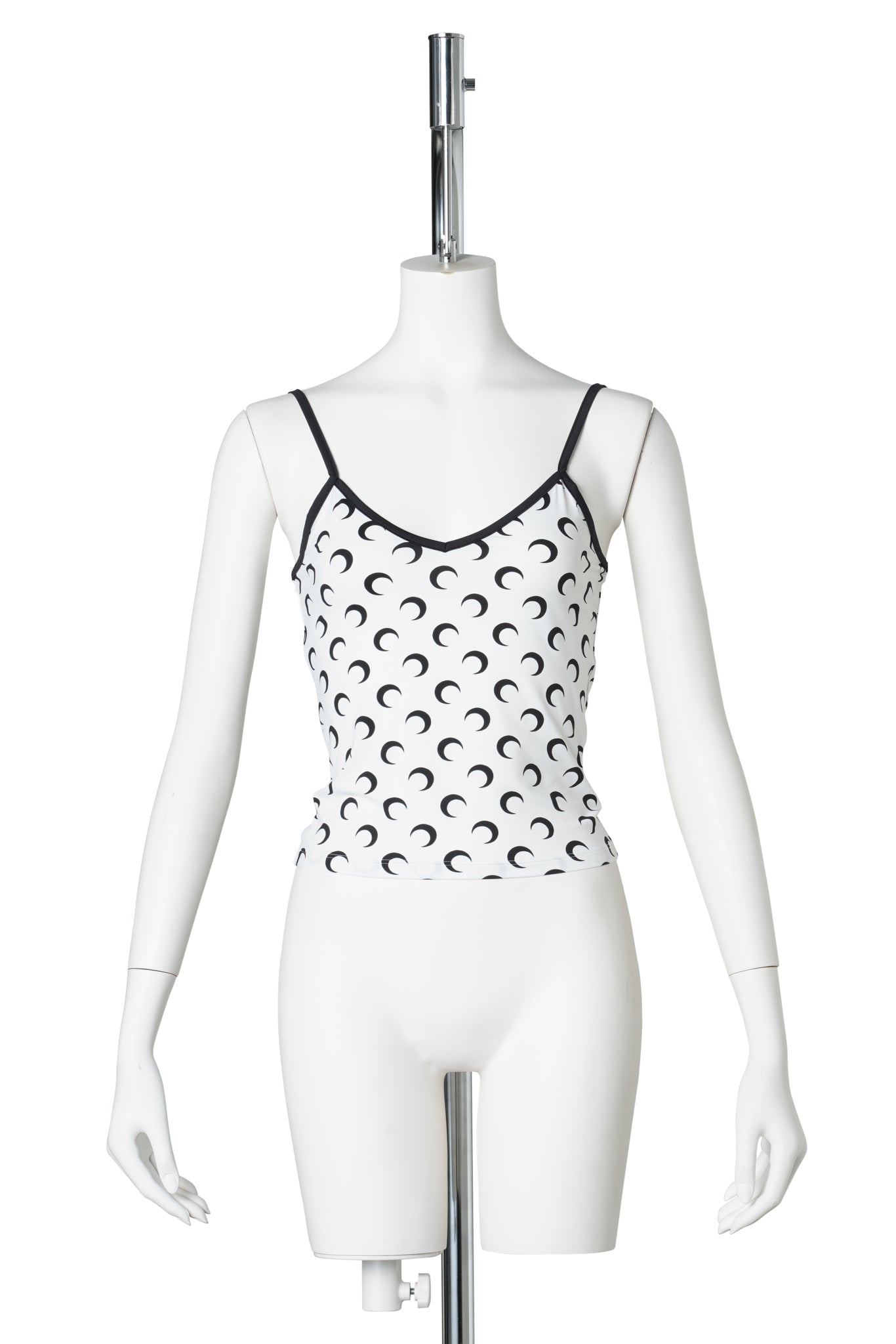 MOON PRINTED JERSEY STRAPS TOP / WH00:OPTICAL WHITE