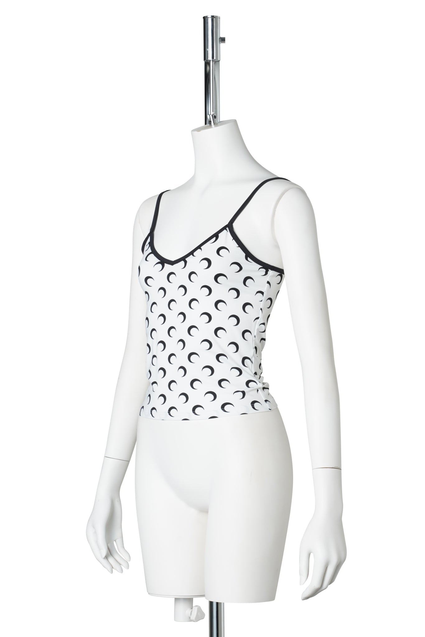 MOON PRINTED JERSEY STRAPS TOP / WH00:OPTICAL WHITE