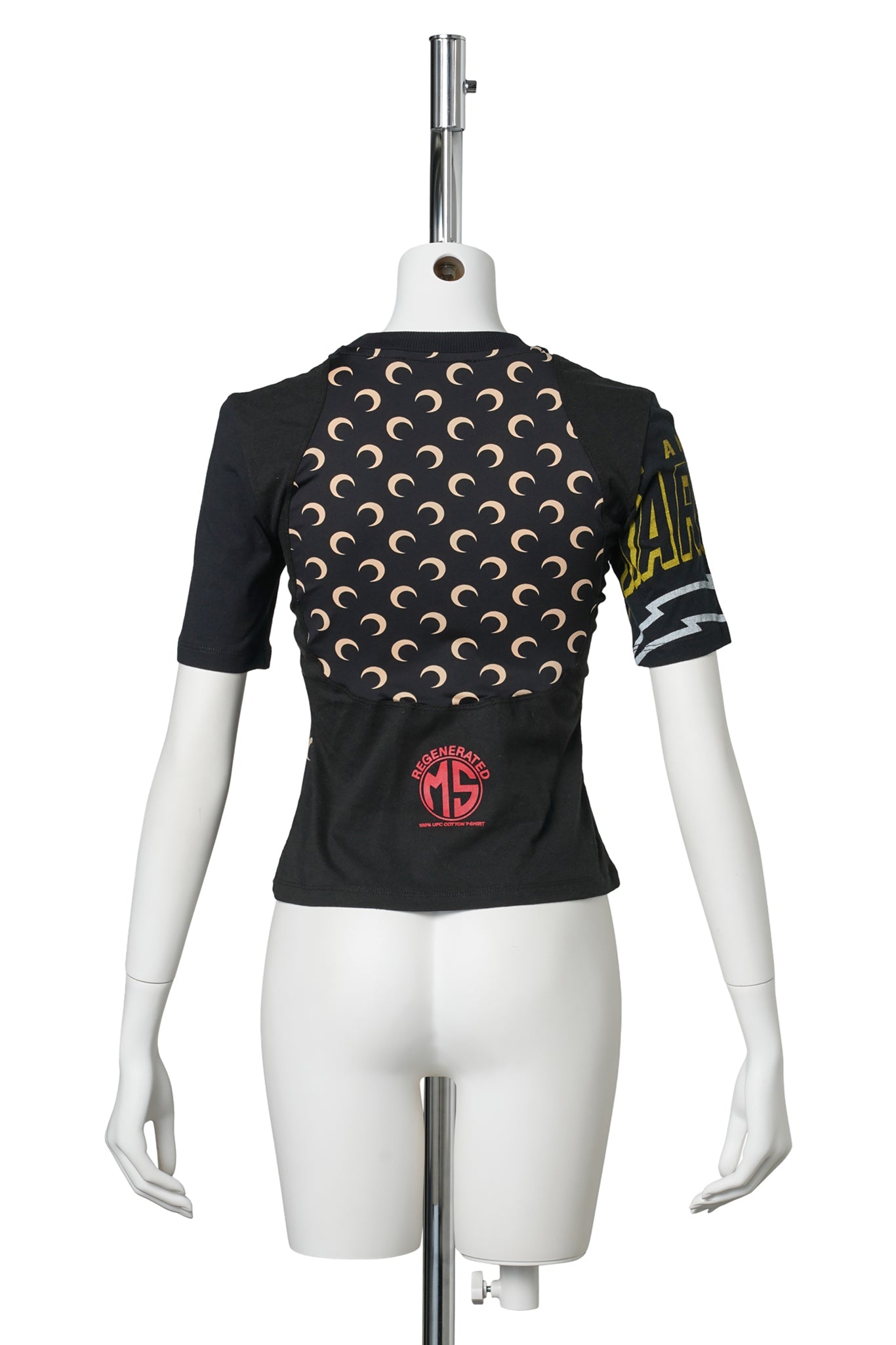 REGENERATED JERSEY BABY FIT T-SHIRT / BK87：BLACK/INVERSE TAN