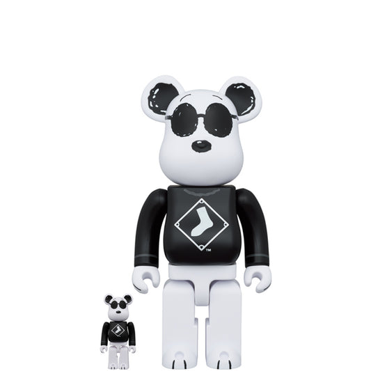 MLB x PEANUTS BE@RBRICK SNOOPY(WHITE SOX) 100％ & 400％