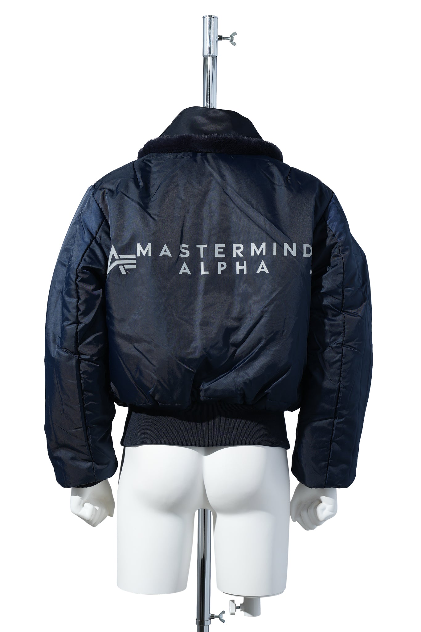 MASTERMIND WORLD x ALPHA INDUSTRIES B-15 FLIGHT JACKET / 010:NAVY