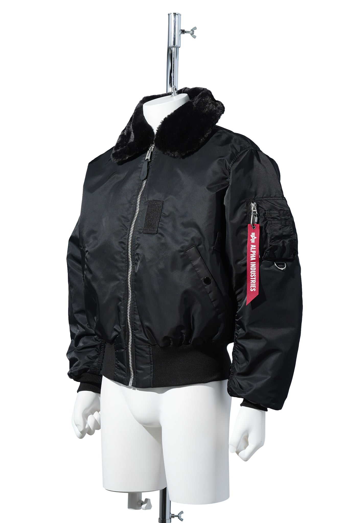 MASTERMIND WORLD x ALPHA INDUSTRIES B-15 FLIGHT JACKET / 012:BLACK
