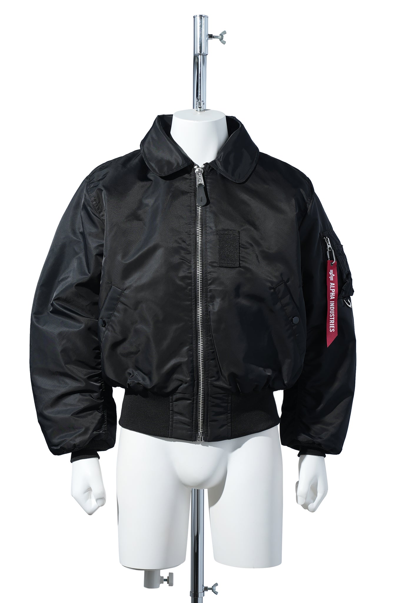 MASTERMIND WORLD x ALPHA INDUSTRIES B-15 FLIGHT JACKET / 012:BLACK