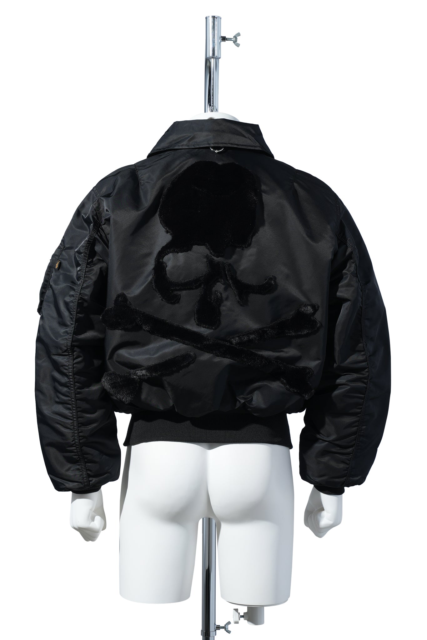 MASTERMIND WORLD x ALPHA INDUSTRIES B-15 FLIGHT JACKET / 012:BLACK