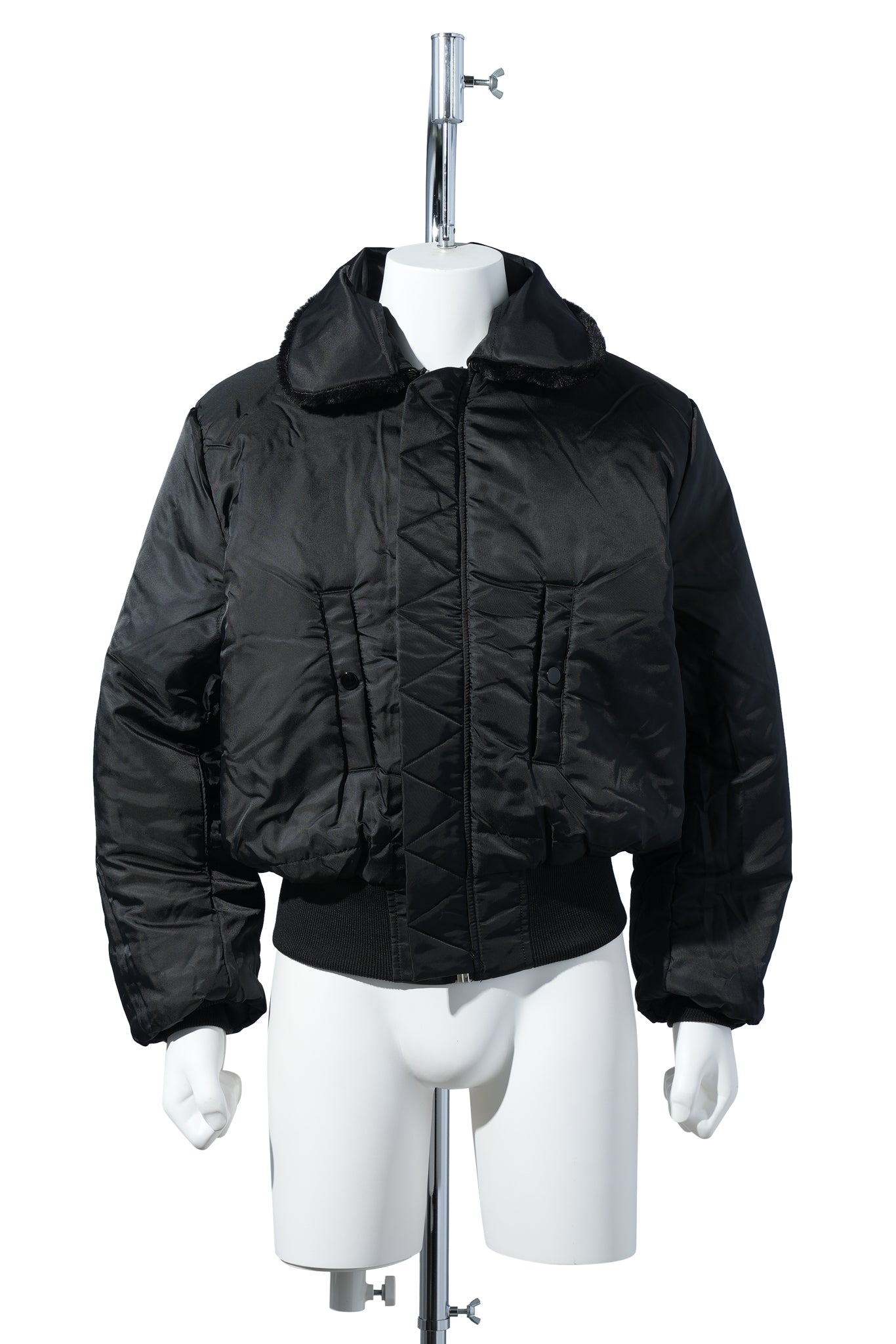 MASTERMIND WORLD x ALPHA INDUSTRIES B-15 FLIGHT JACKET / 012:BLACK