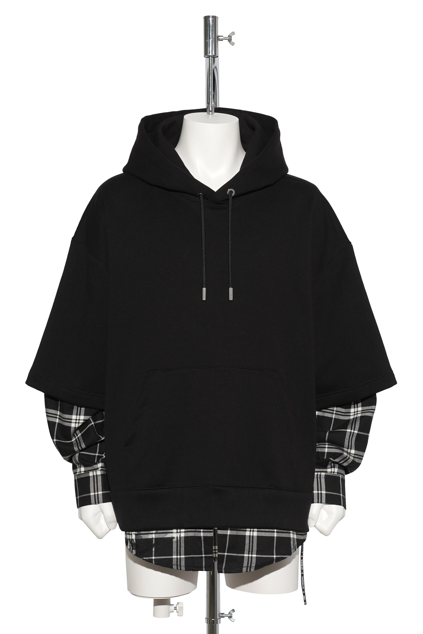 SW029 / 653:BLACK x BLACK PLAID