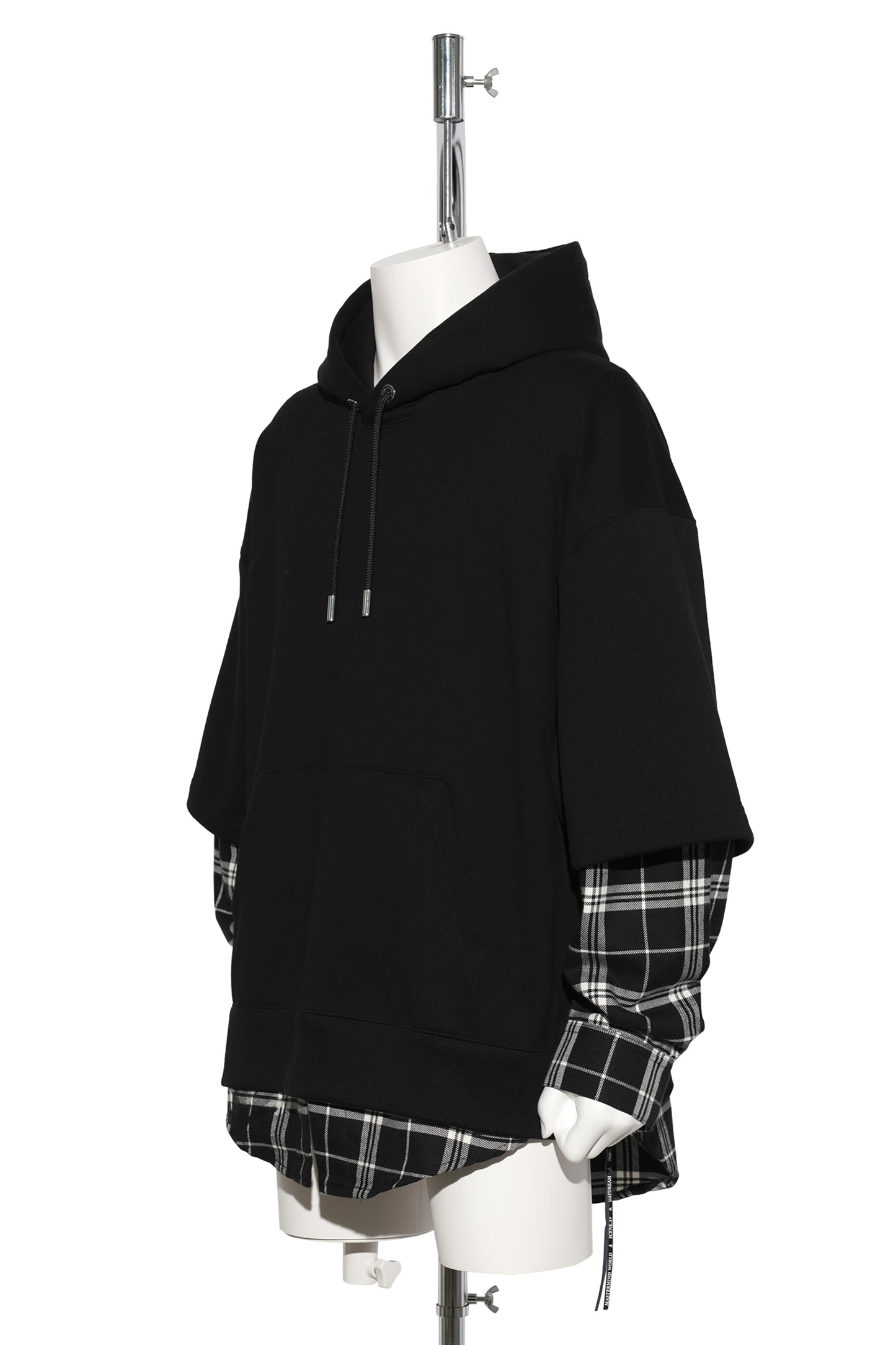 SW029 / 653:BLACK x BLACK PLAID