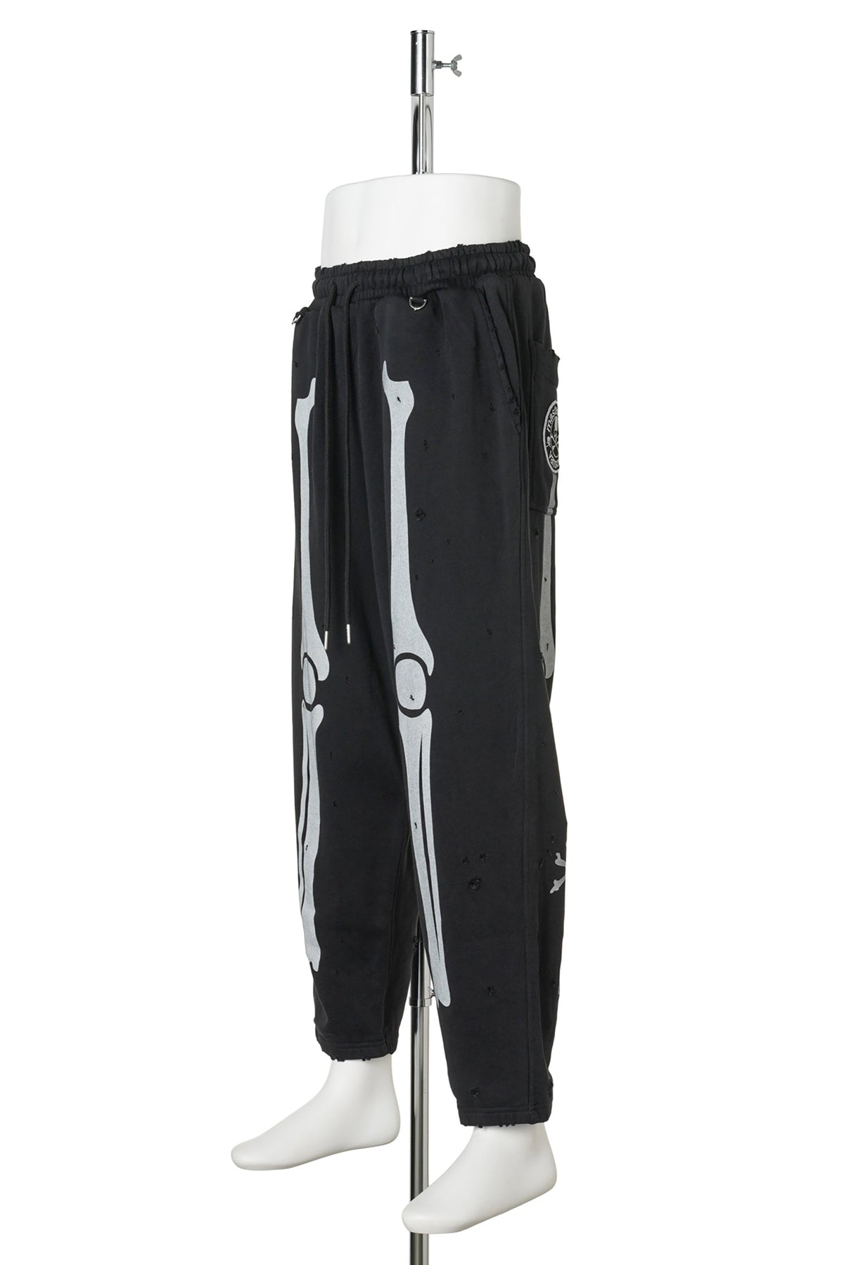 VANSON SWEATPANTS DAMAGED / 012:BLACK