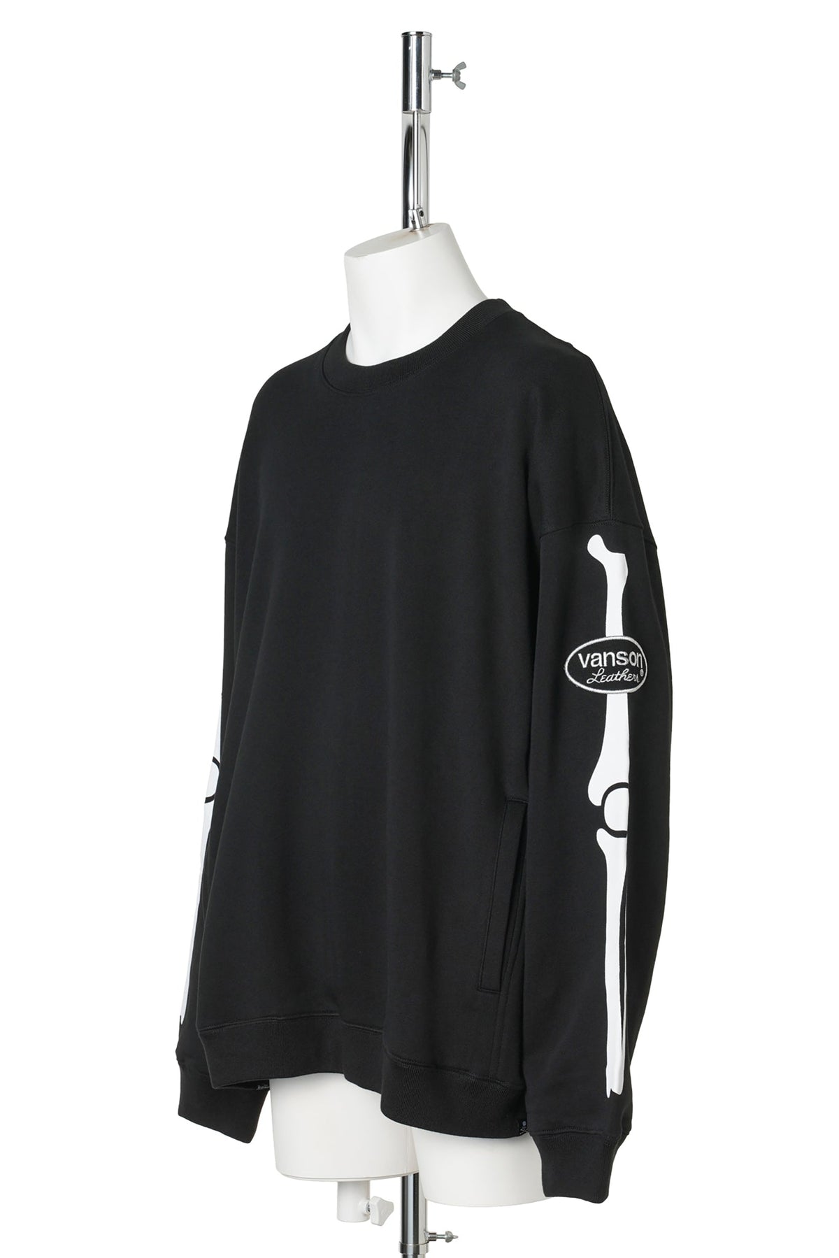 VANSON CREWNECK SWEATSHIRT B-FIT / 012:BLACK