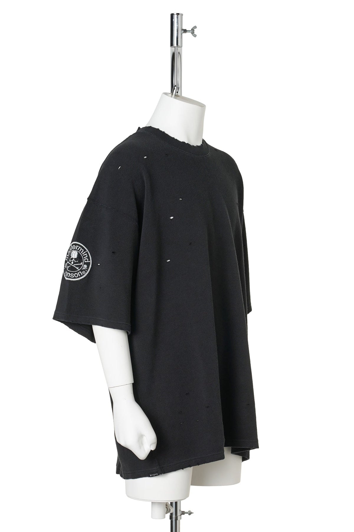 VANSON THERMAL SS TEE DAMAGED B-FIT / 012:BLACK