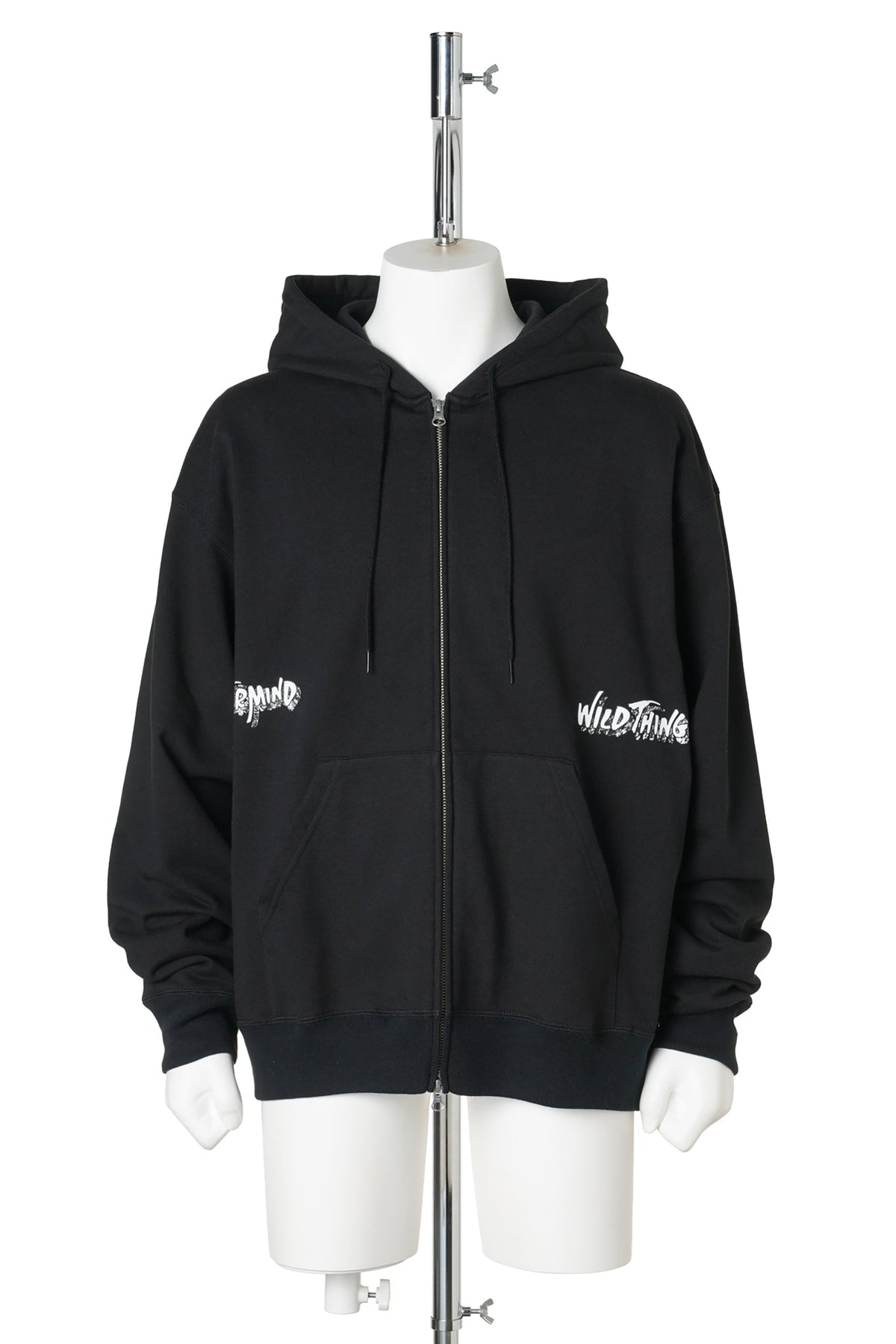 ZIP-UP HOODIE / 012:BLACK