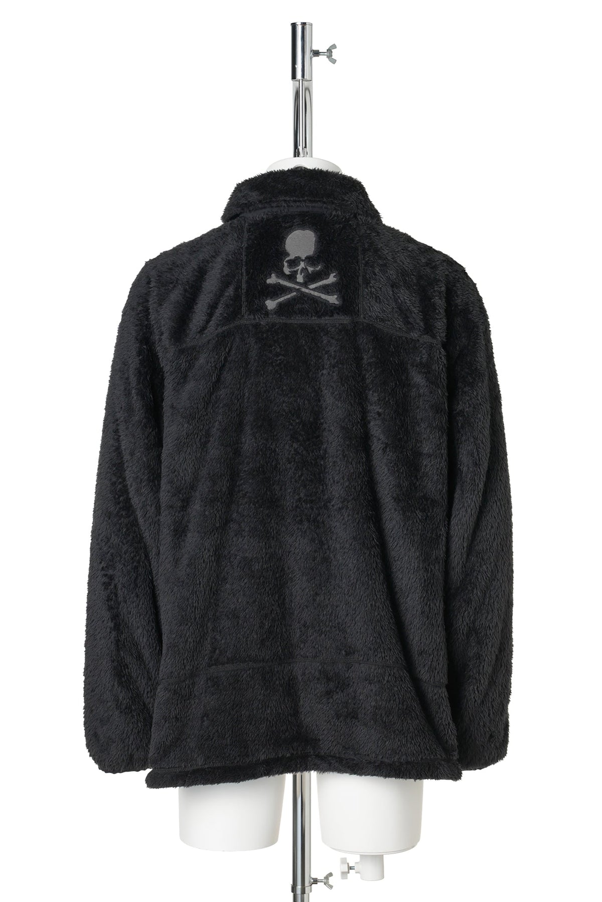 SHAGGY ZIP-UP JACKET / 012:BLACK