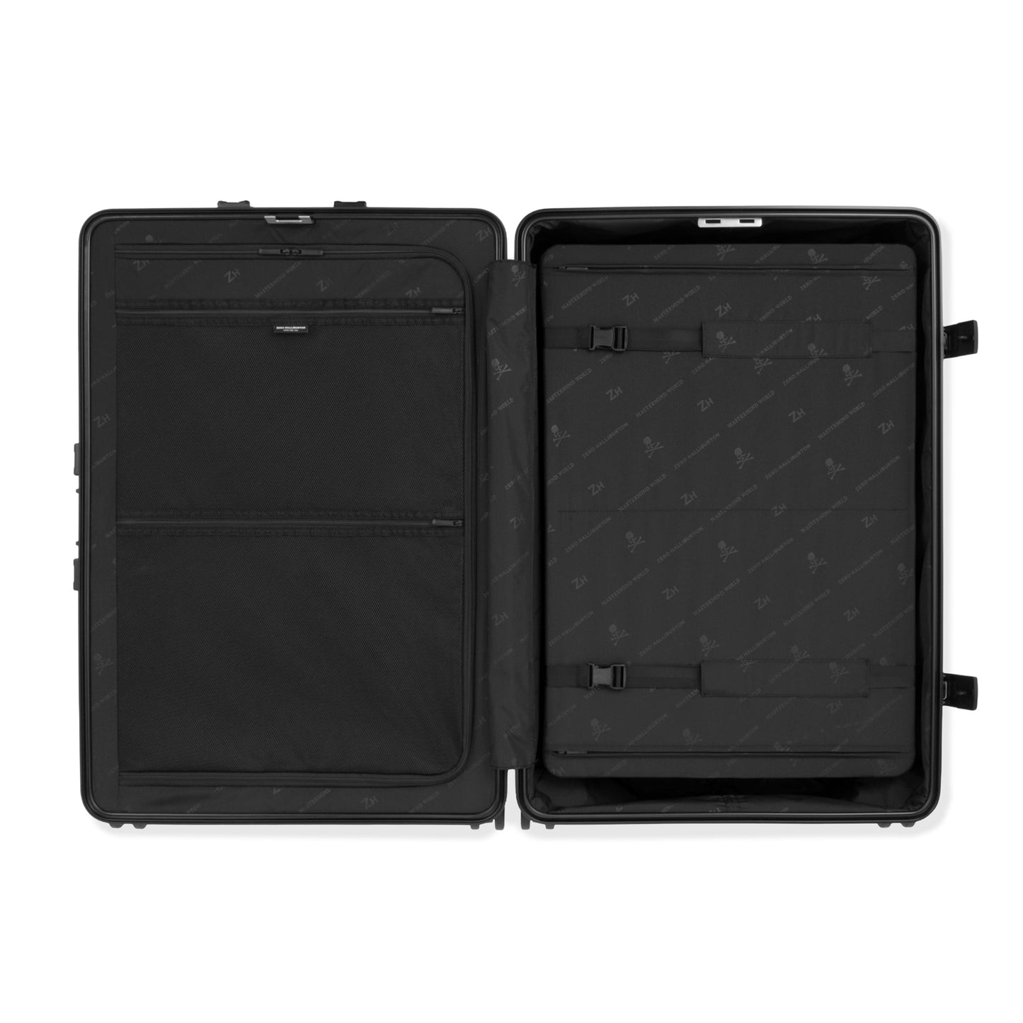 MASTERMIND WORLD x ZERO HALLIBURTON  ZERO HALLIBURTON (HERITAGE LINE) CHECK-IN-L TRAVEL CASE 88L / 012:BLACK