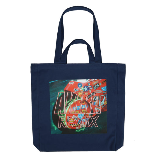 AKIRA REMIX x nana-nana TOTE BAG / NAVY