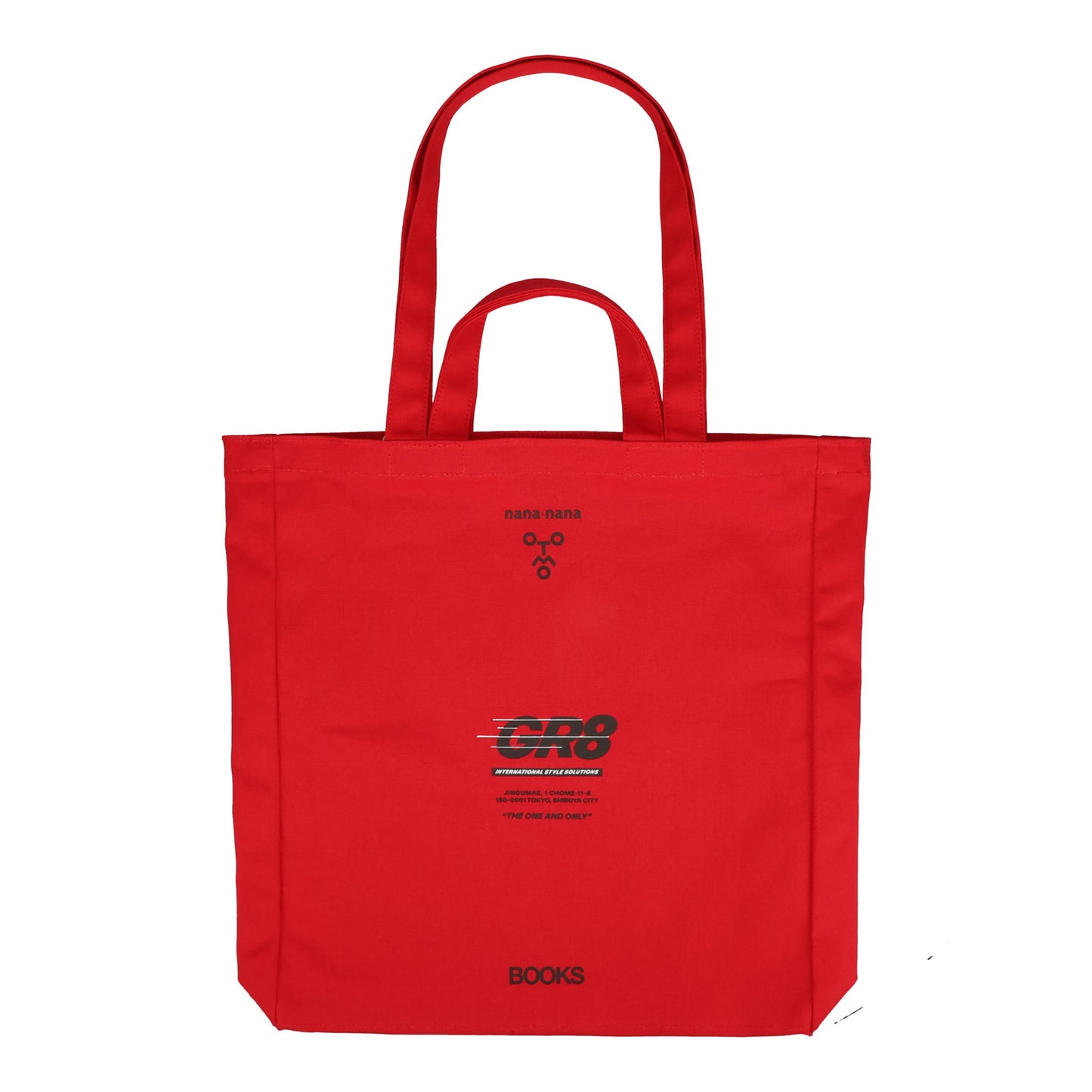 AKIRA REMIX x nana-nana TOTE BAG / RED