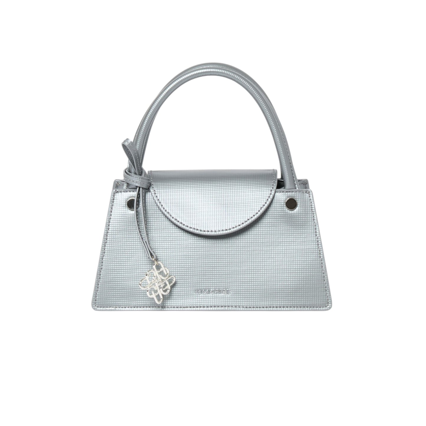 KNOT MIDI SHOULDER BAG / SILVER