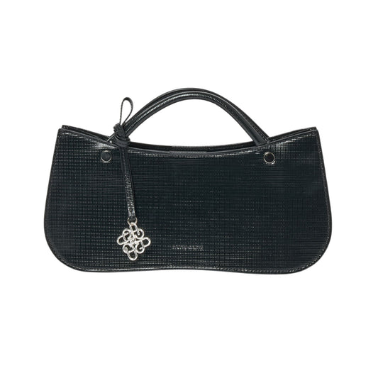 KNOT MIDI SHOULDER BAG / BLACK