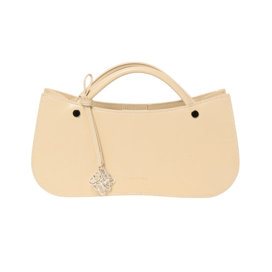 KNOT MIDI SHOULDER BAG / IVORY