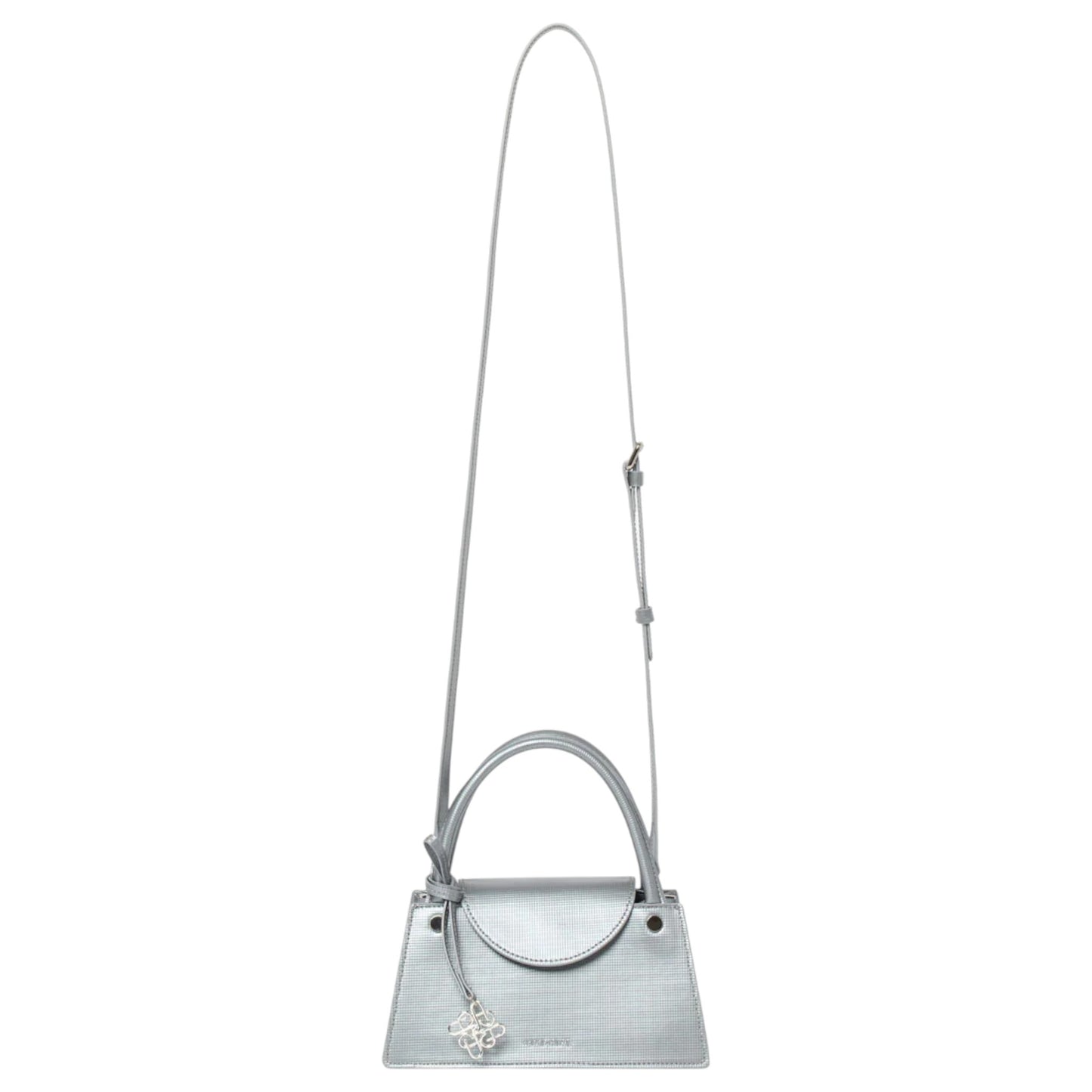 KNOT MINI SHOULDER BAG / SILVER