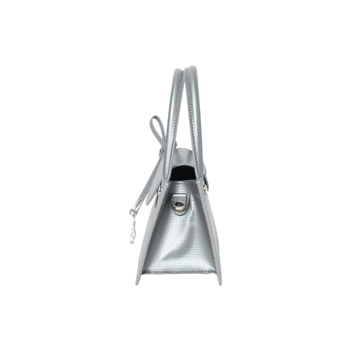 KNOT MINI SHOULDER BAG / SILVER