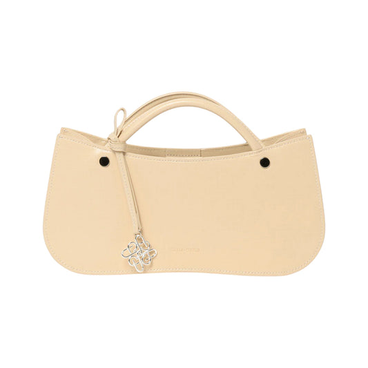 KNOT MIDI SHOULDER BAG / BEIGE