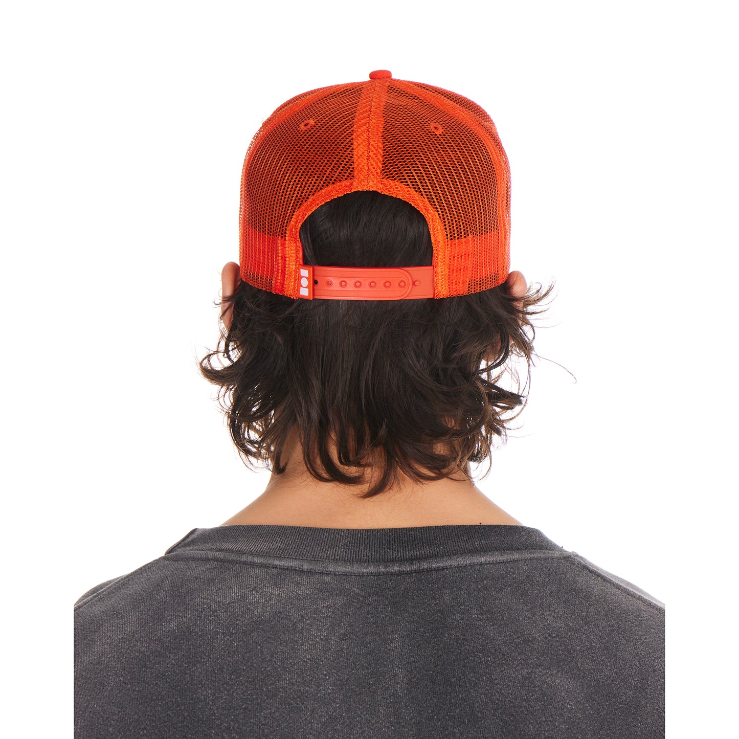 STUDDED NAHMIAS MARQUEETRUCKER HAT / ORANGE