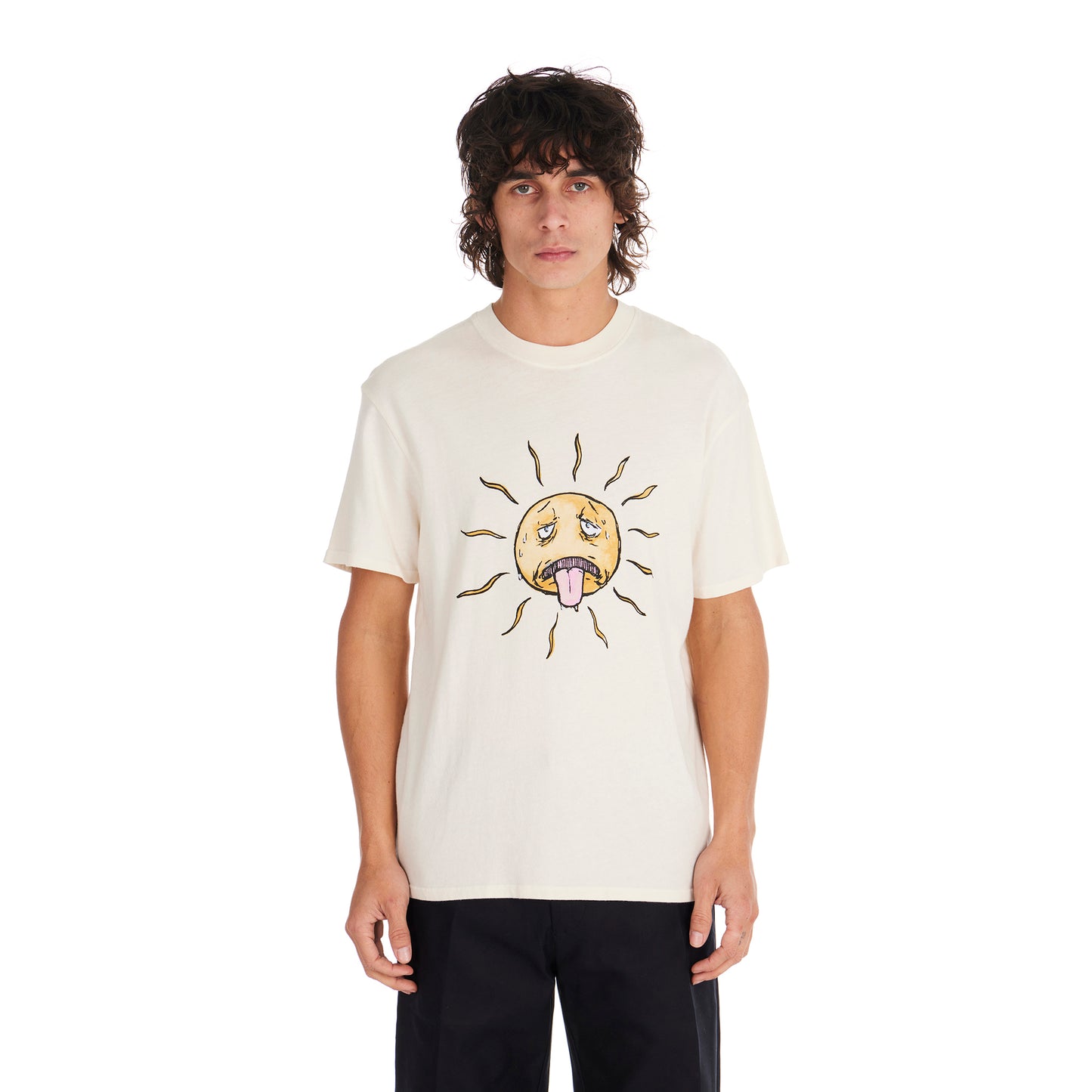 SUN T-SHIRT / ANTIQUE WHITE