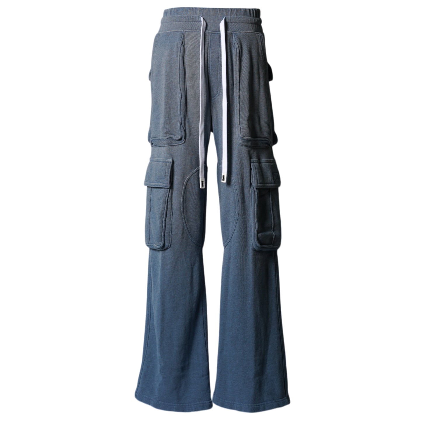 LOGO CARGO SWEATPANTS / WORN BLUE