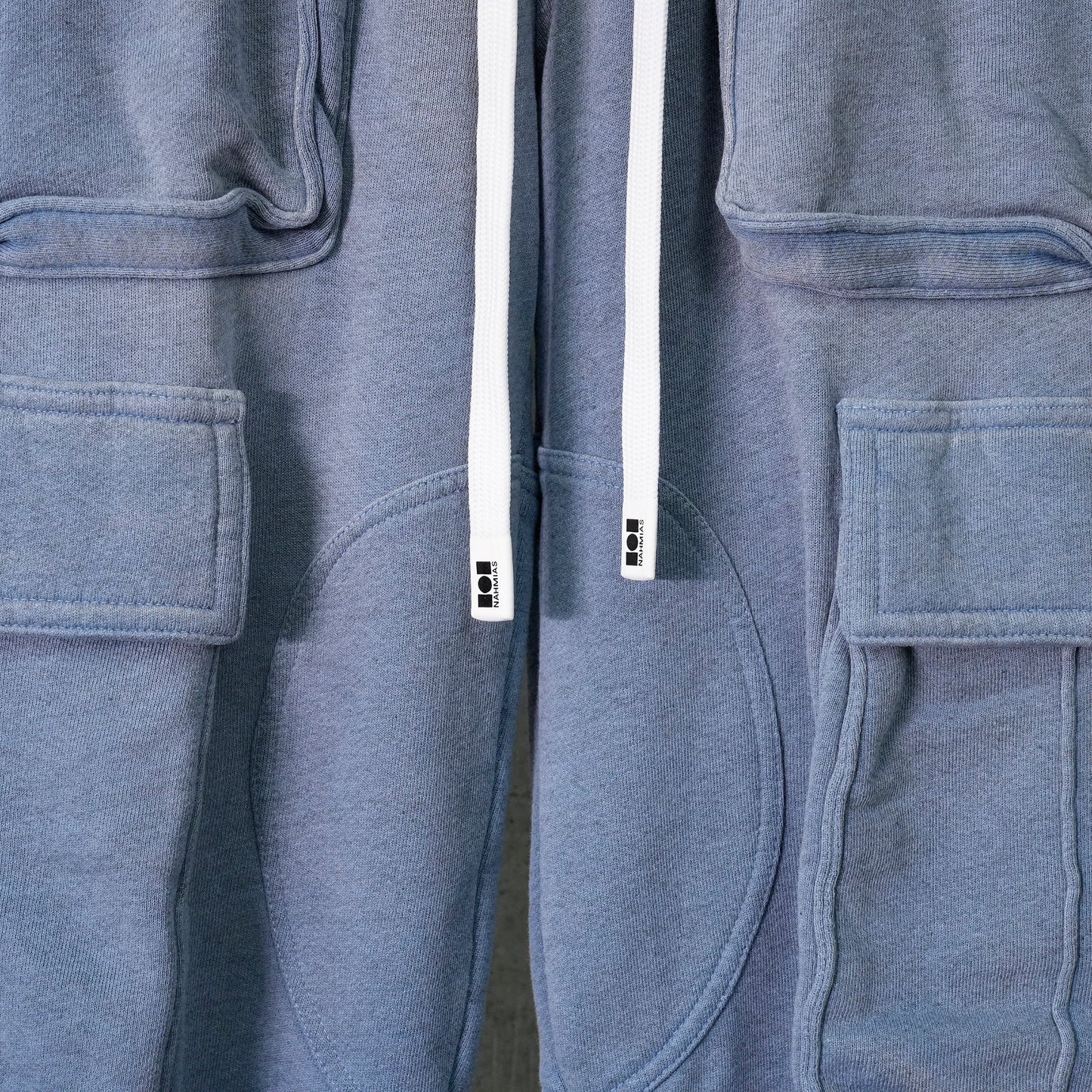 LOGO CARGO SWEATPANTS / WORN BLUE