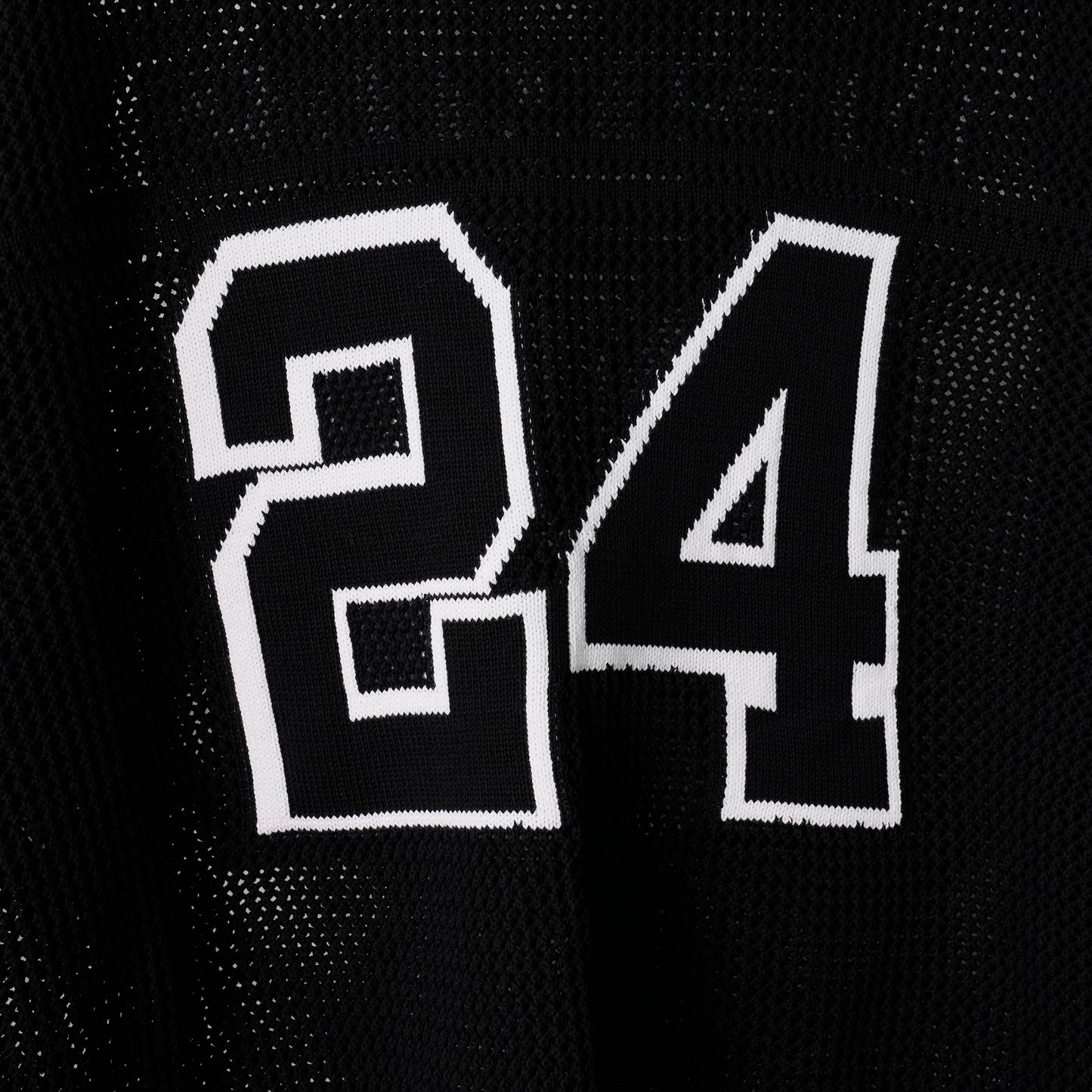 KNIT 24 FOOTBALL SHIRT / BLACK