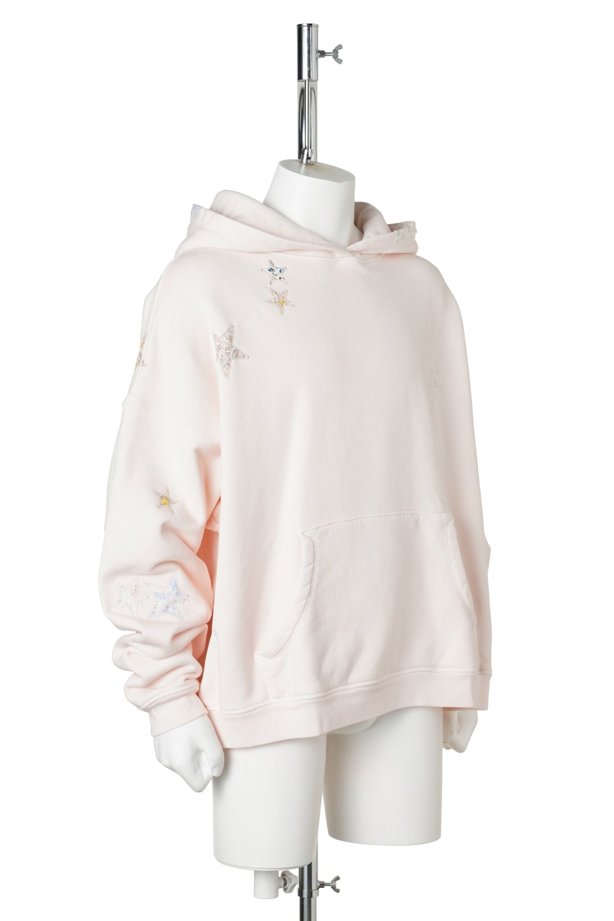 WASHOUT STAR PATCHHOODIE / POWDERPINK