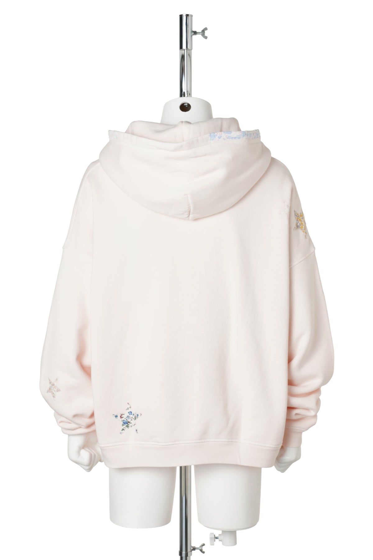 WASHOUT STAR PATCHHOODIE / POWDERPINK