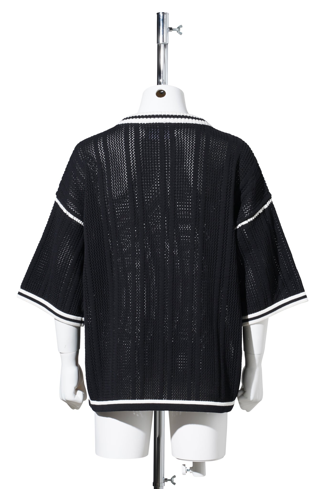 KNIT STAR FOOTBALL SHIRT / BLK:BLACK