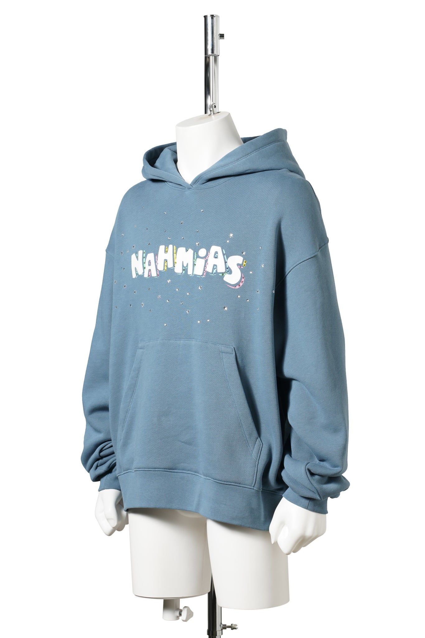 FLOWER TRIP HOODIE / 429:STEEL BLUE